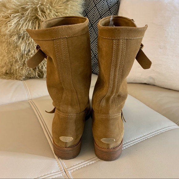 Jimmy Choo Suede Moto Boots - Picture 3 of 16